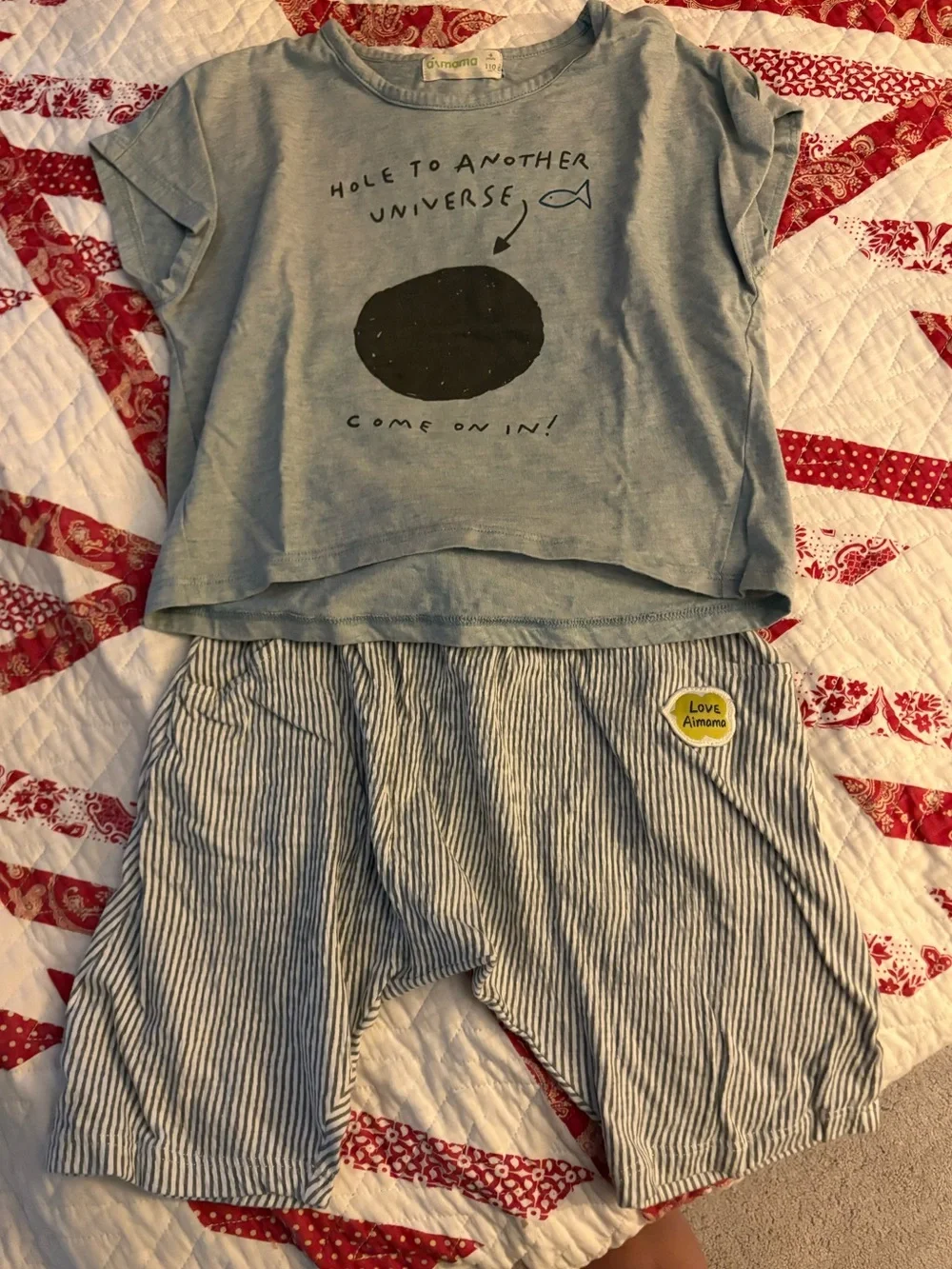 Boys 4T Aimama Blue Matching Set